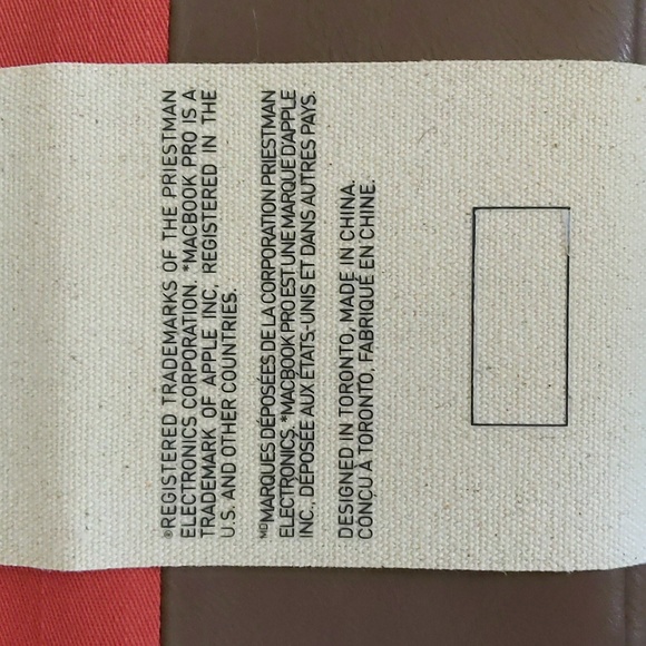 PKG Coral/Brown 15"|16" Grab Bag Laptop Sleeve - Picture 9 of 9